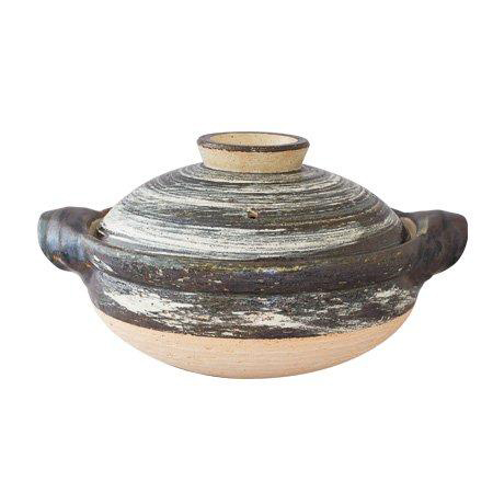 長谷園 公式 伊賀土鍋 刷毛目 大 3人〜5人用 3600ml 土鍋 直火対応