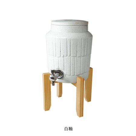 長谷園 公式 iサーバー 木製台付 黒釉 白釉 2000ml 焼酎サーバー