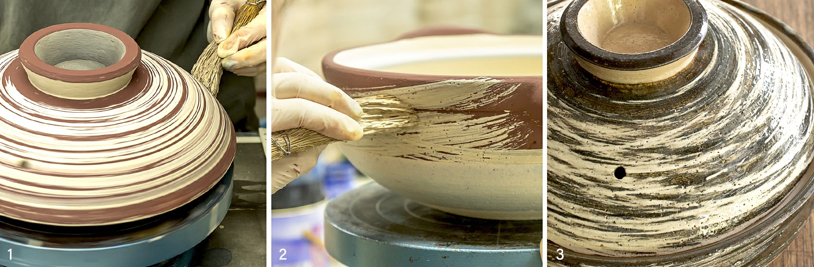 長谷園 公式 伊賀土鍋 刷毛目 大 3人〜5人用 3600ml 土鍋 直火対応