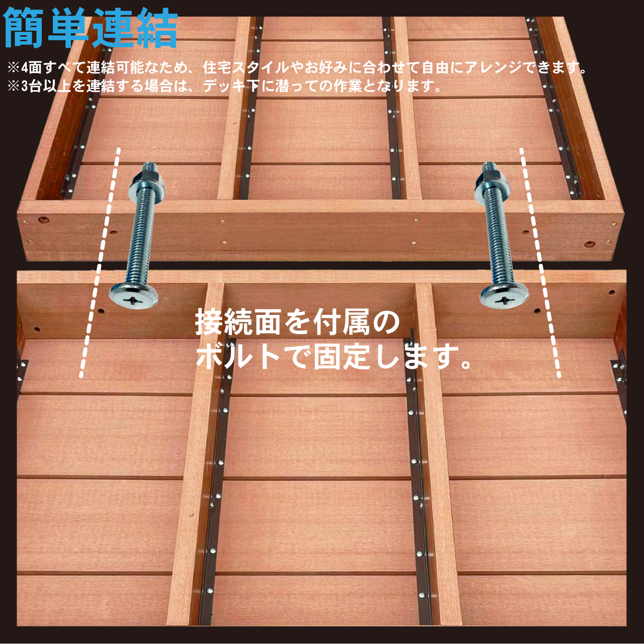 igarden（アイガーデン） ウッドデッキフェンス ハイフェンス 60系専用