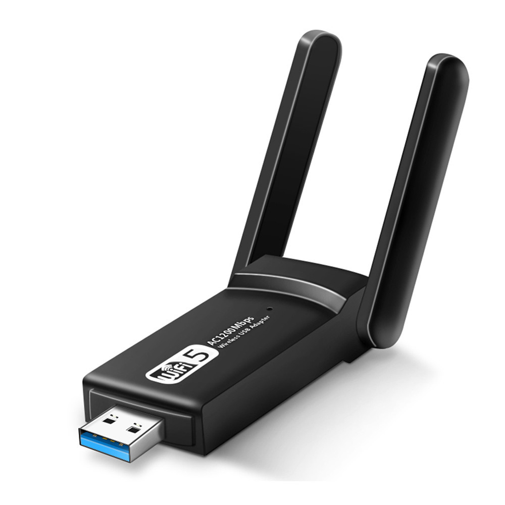 無線LANアダプター WiFi 子機 USBアダプタ USB3.0 高速 2in1 アダプタ 1200Mbps 5G+2.4G 高速度 5G 外部 アンテナ デュアルバンド 回転｜igenso｜02