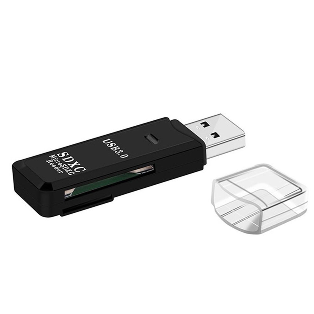 カードリーダー SD TF 2IN1 USB3.0 SD MicroSD ２スロット拡張 128G 高速転送 MacBook Windows両対応 多彩なメデイアカードに対応