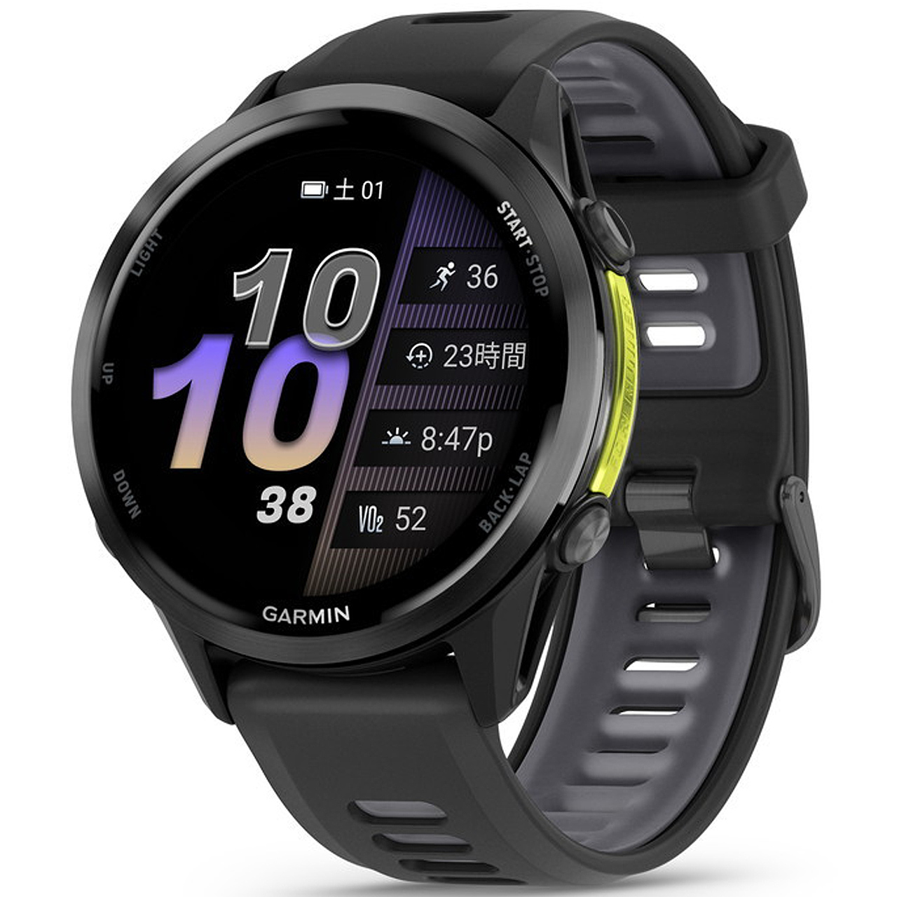 GPSランニングウォッチ ガーミン GARMIN Forerunner 970 スピーカー搭載で通話可能 フラッシュライト 心電図 suica対応 音楽保存 心拍計 加速度計 マラソン | Forerunner | 01