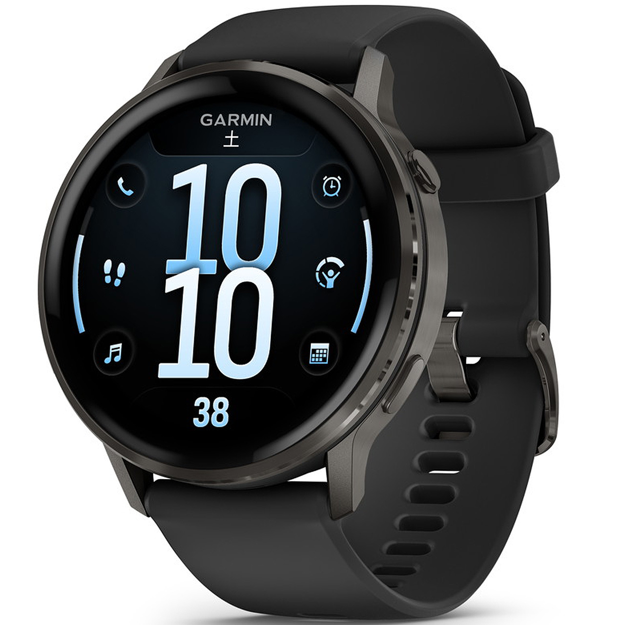 GPSスマートウォッチ ガーミン GARMIN Venu 4 45mm 心電図 Suica対応 通知機能 通話発信・応答 音声操作 音楽保存・再生 血中酸素 スポーツの画像