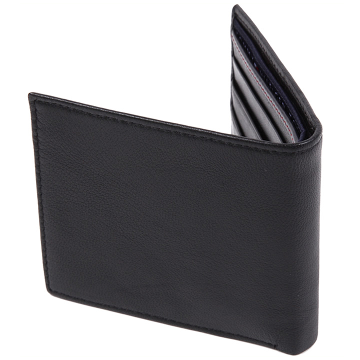 トミーヒルフィガー 財布 二つ折り財布 メンズ ブラック 31TL25X003 BLACK｜iget｜02