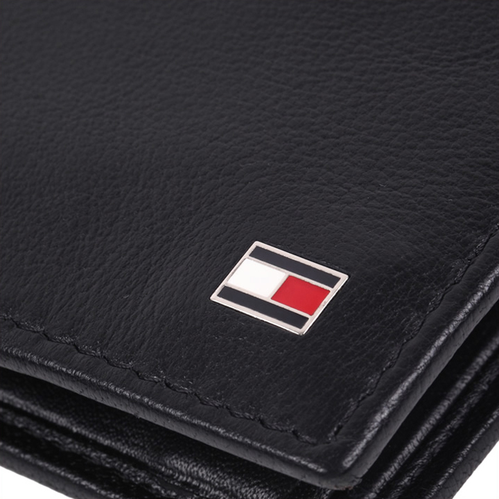 トミーヒルフィガー 財布 二つ折り財布 メンズ ブラック 31TL25X003 BLACK｜iget｜05