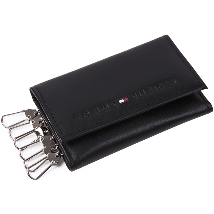トミーヒルフィガー キーケース キーホルダー ブラック 31TL17X005 BLACK | TOMMY HILFIGER | 02