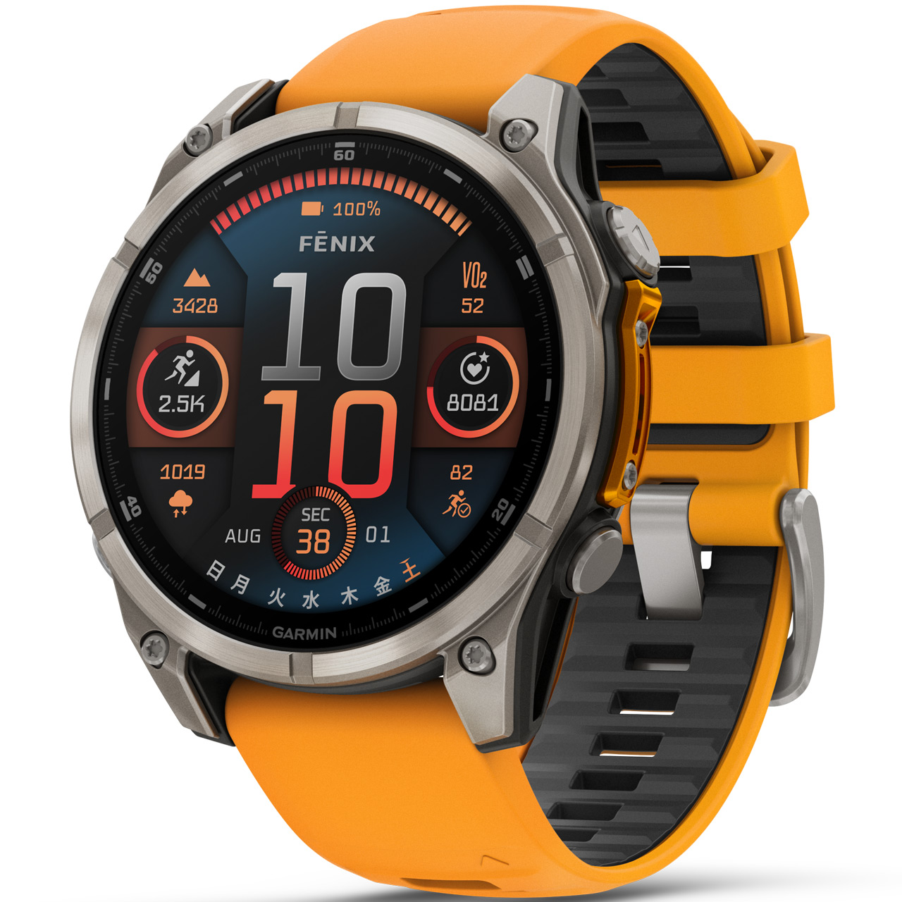 ガーミン GARMIN fenix 8 AMOLED 47mm スマートウォッチ 腕時計 GPS 音...