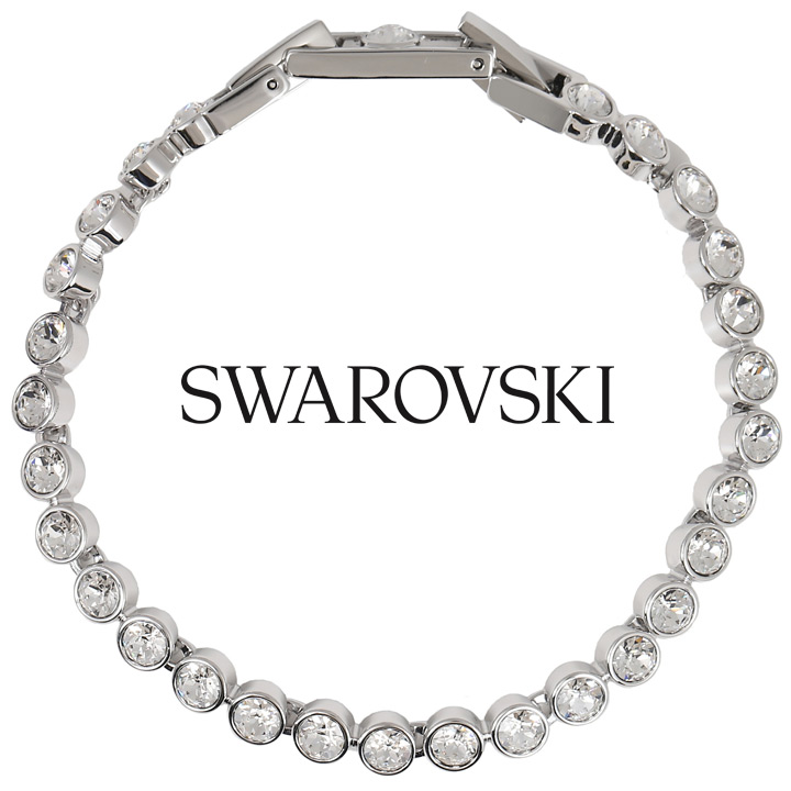 54 未使用 スワロフスキー 1791305 ブレスレット CRY/RHS M SWAROVSKI（スワロフスキー） ブレスレット テニス レディース Tennis