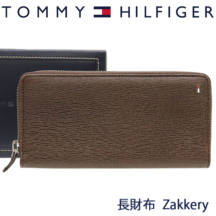   トミーヒルフィガー 財布 ブラウン メンズ TOMMY HILFIGER（トミー・ヒルフィガー） 財布 長財布 メンズ ブラウン