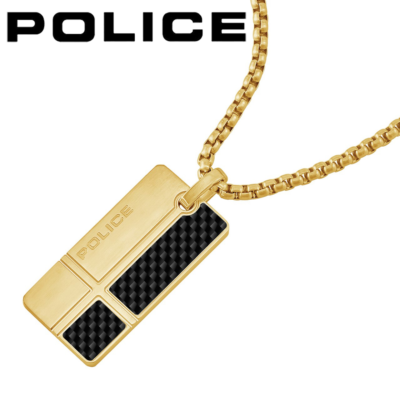 POLICE（ポリス） ネックレス ペンダント ブランド メンズ ドッグタグ