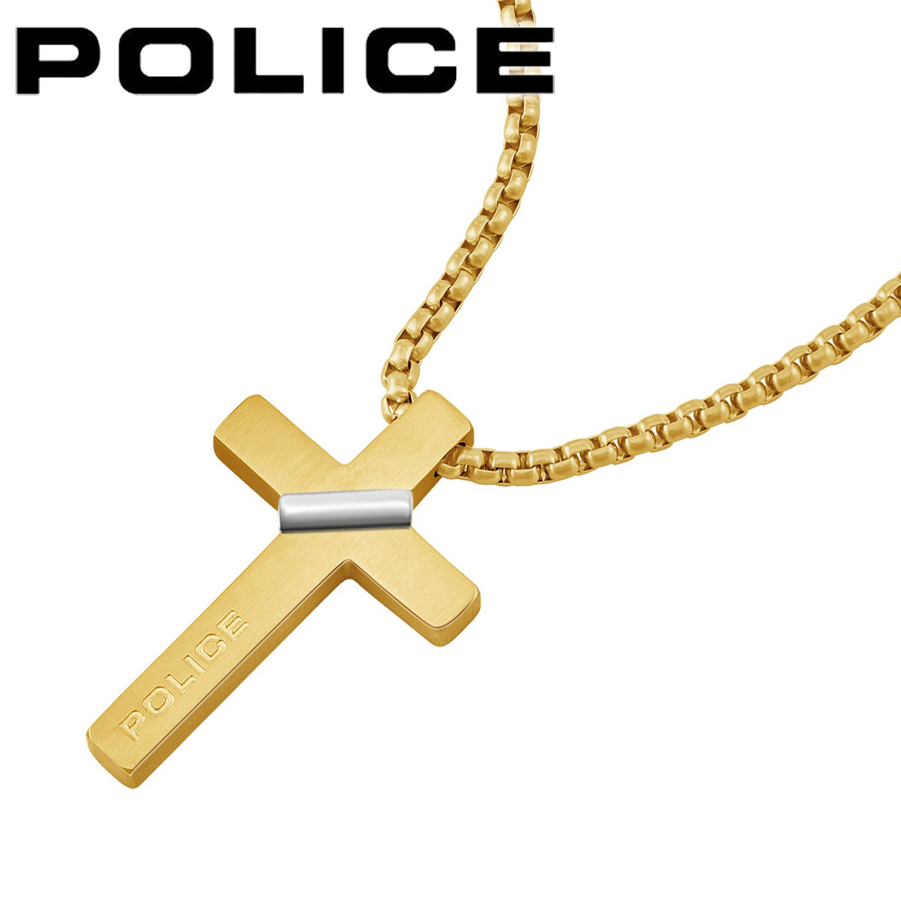 POLICE（ポリス） ネックレス ペンダント ブランド メンズ クロス