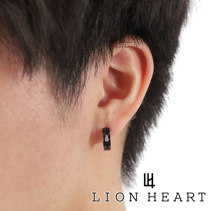 超特価低価LION HEART ライオンハート ピアス LHMP001N 2点 両耳用 アクセサリー