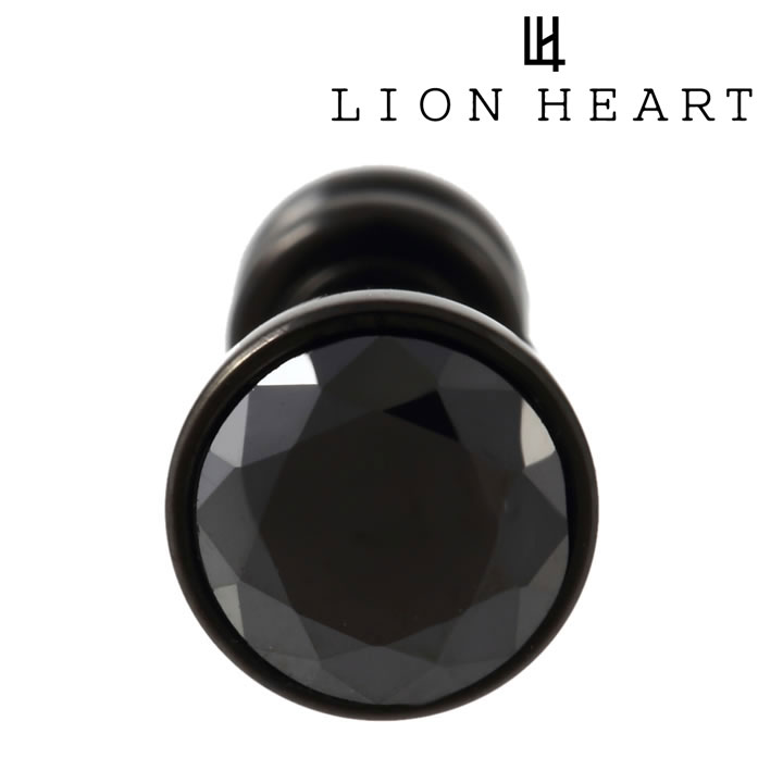 ライオンハート ピアス 片耳 メンズ 男性用 スタッドピアス LION HEART LHMP002N