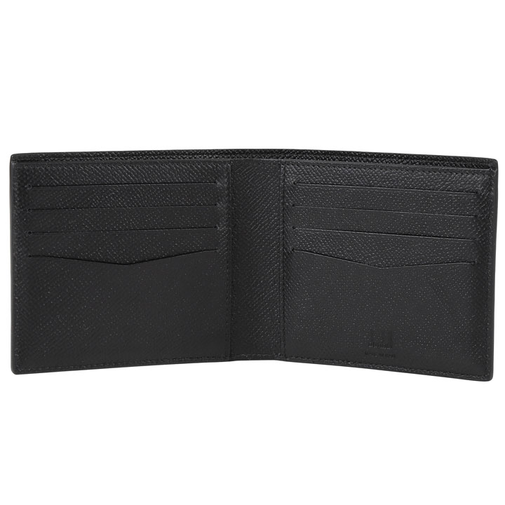 【新品正規品】高級ブランド本革dunhill ブラック２つ折り財布　メンズ用 dunhill 並行輸入品 ダンヒル 二つ折り財布 メンズ CADOGAN