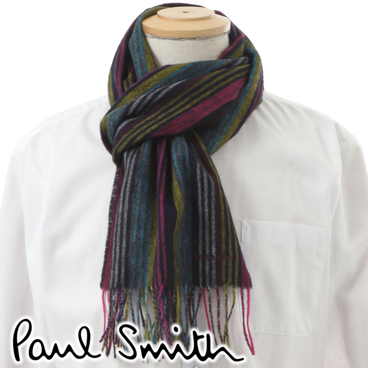 ポールスミス マフラー Paul Smith ウール100% メンズ レディース 男女兼用 ストライプ マルチカラー M2A-443F-ES04-47  :M2A-443F-ES04-47:時計・ブランド専門店 アイゲット - 通販 - Yahoo!ショッピング