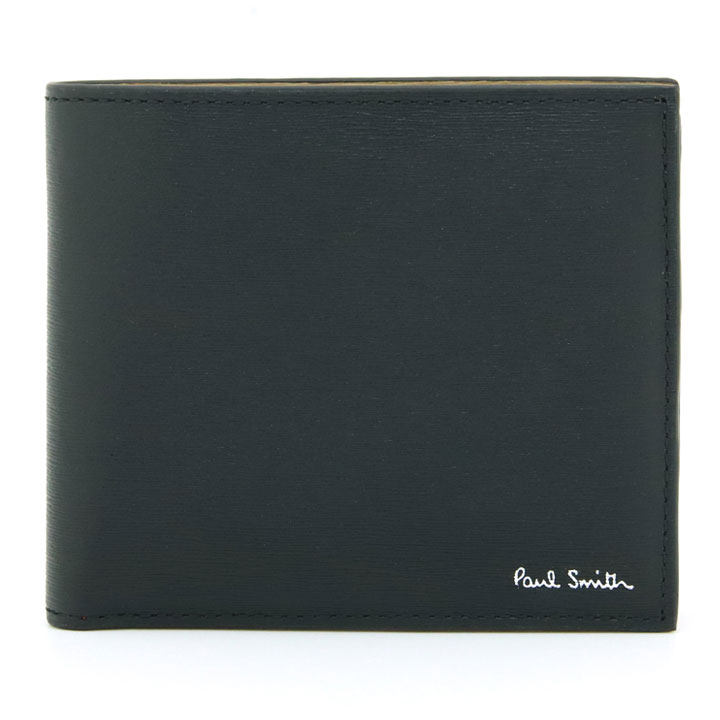 ポールスミス 財布 二つ折り財布 メンズ ブラック トマトレッド マスタード M1A-4833-ISTRGS 79｜iget｜02
