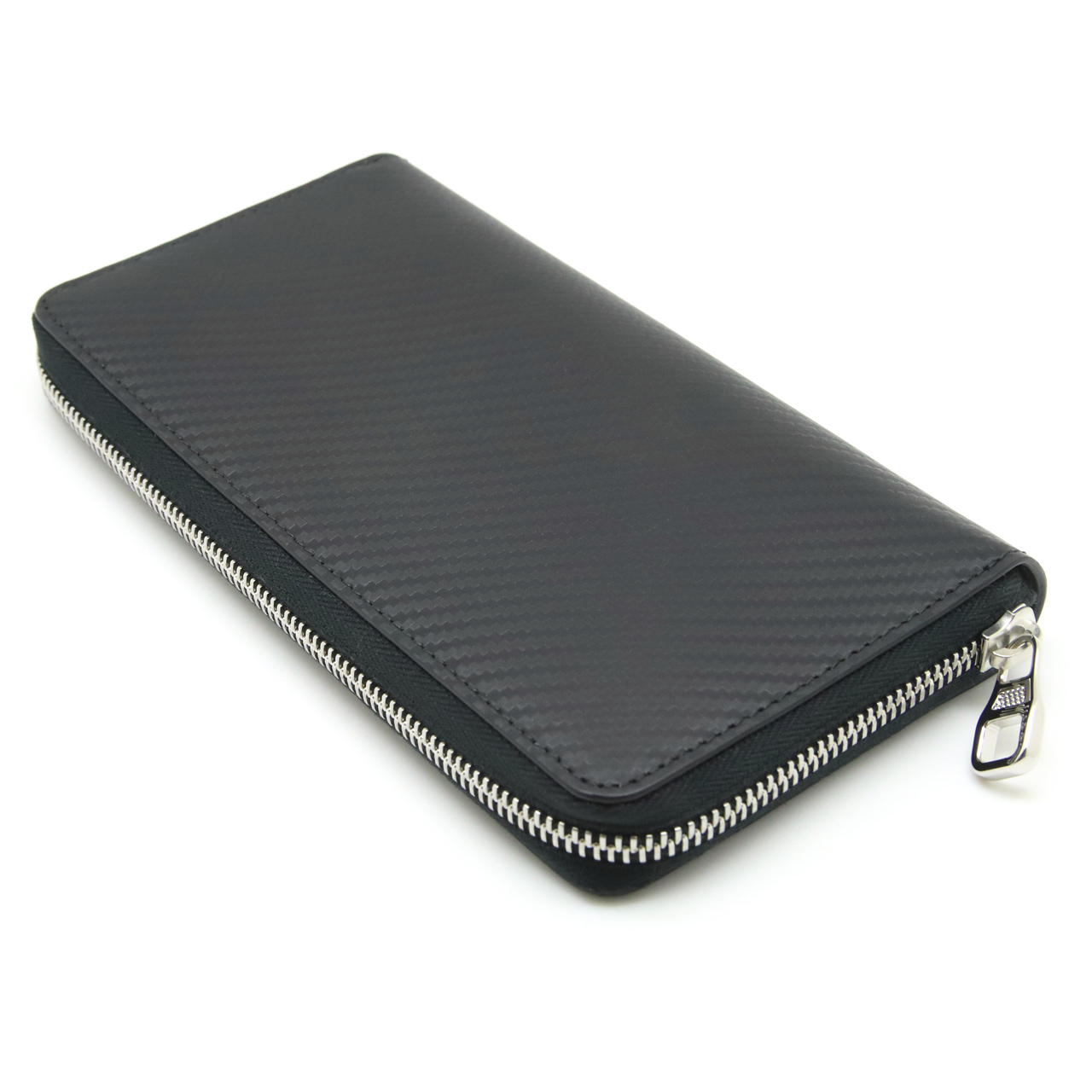ダンヒル 財布 DUNHILL ラウンドファスナー長財布 ブランド シャーシ ブラック メンズ 24F2108WL001の画像