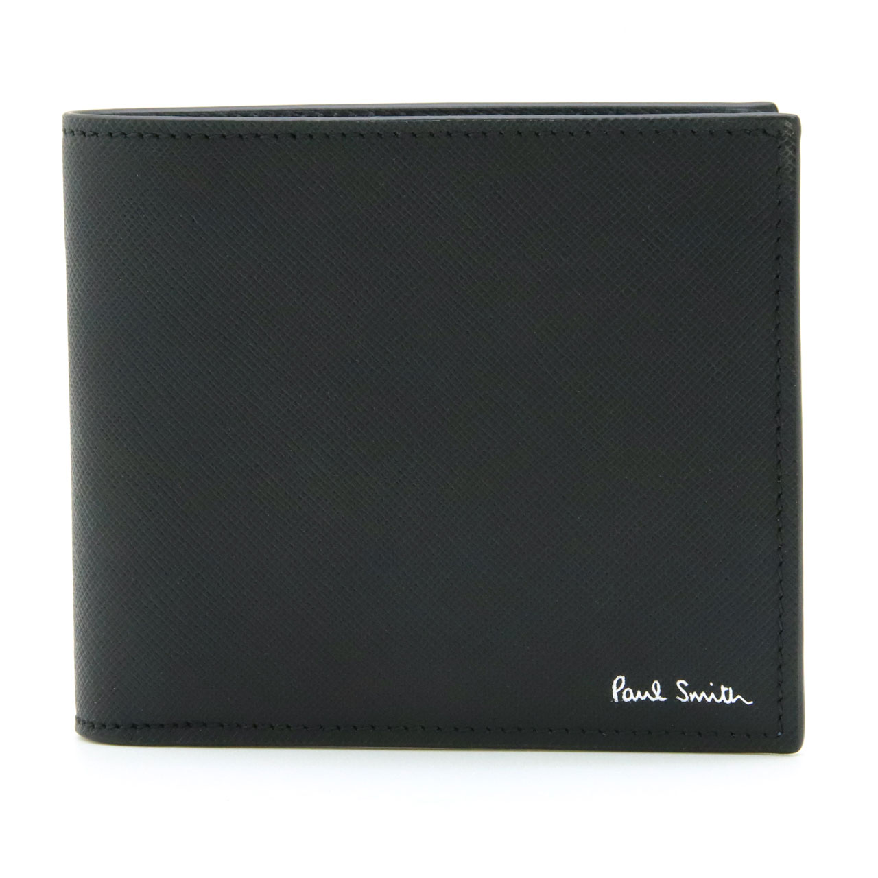 Paul Smith ポールスミス 財布 二つ折り財布 メンズ ブラック