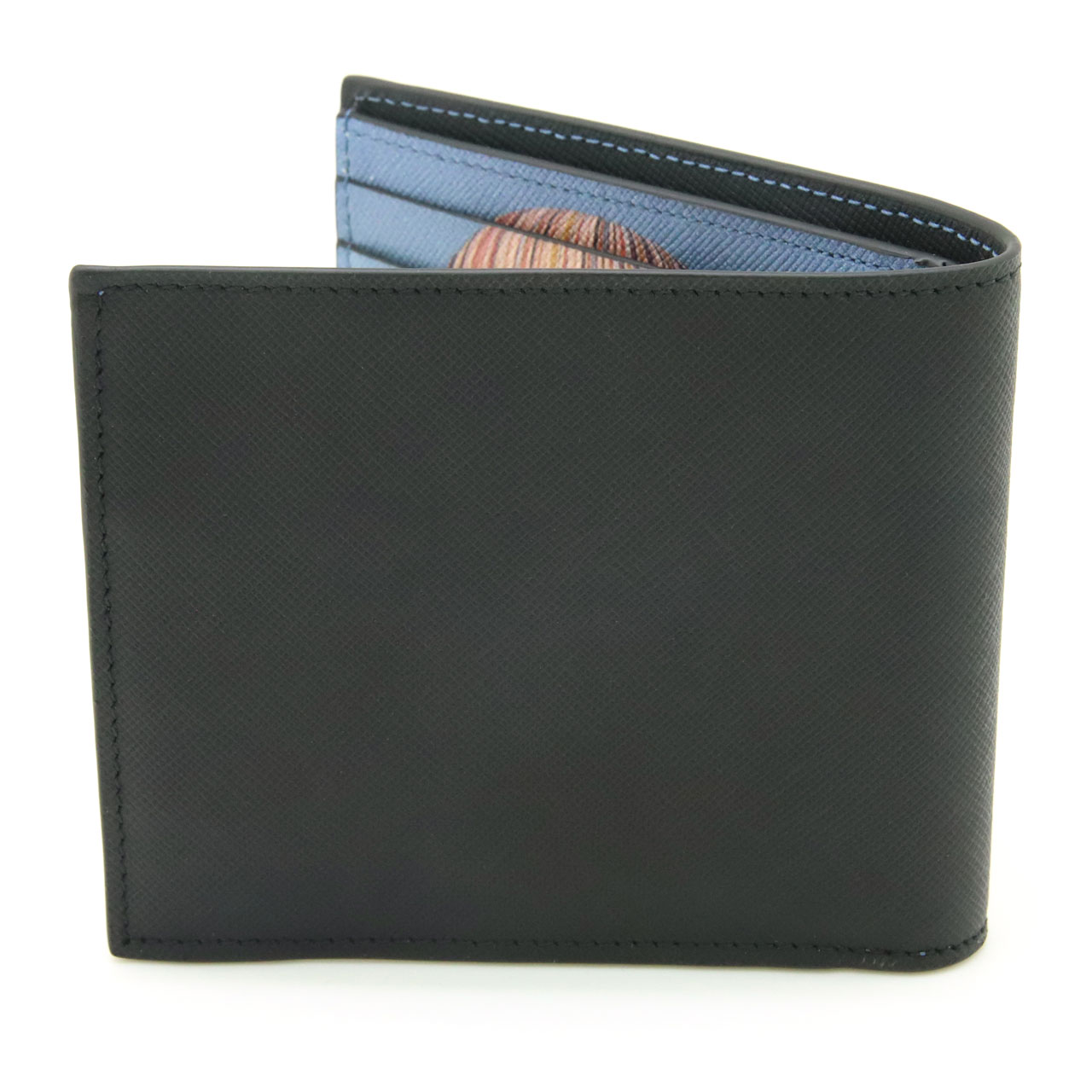 Paul Smith ポールスミス 財布 二つ折り財布 メンズ ブラック