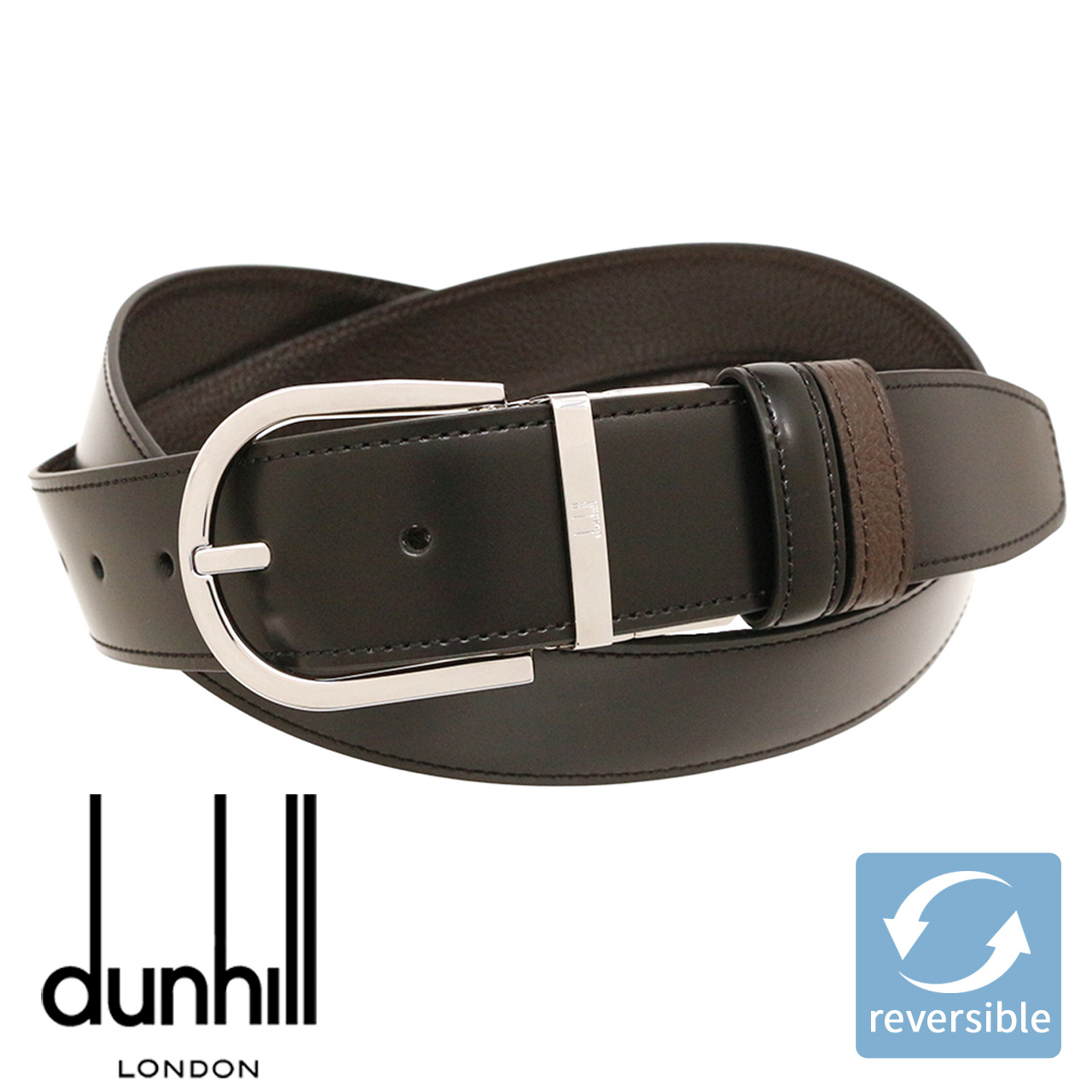 dunhill（ダンヒル） ベルト メンズベルト リバーシブル レザー 回転式
