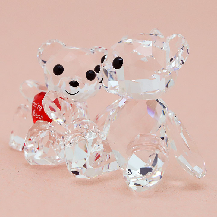SWAROVSKI - SWAROVSKI スワロフスキー Krisベア あなたとわたし オブジェ クリア 1096736【中古】 楽天市場】スワロフスキー クリスベア あなたと私 ウェディング