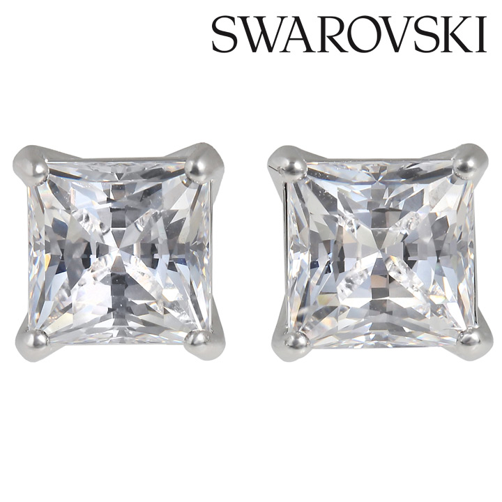 SWAROVSKI（スワロフスキー） ピアス 一粒ジュエリー スクエア型