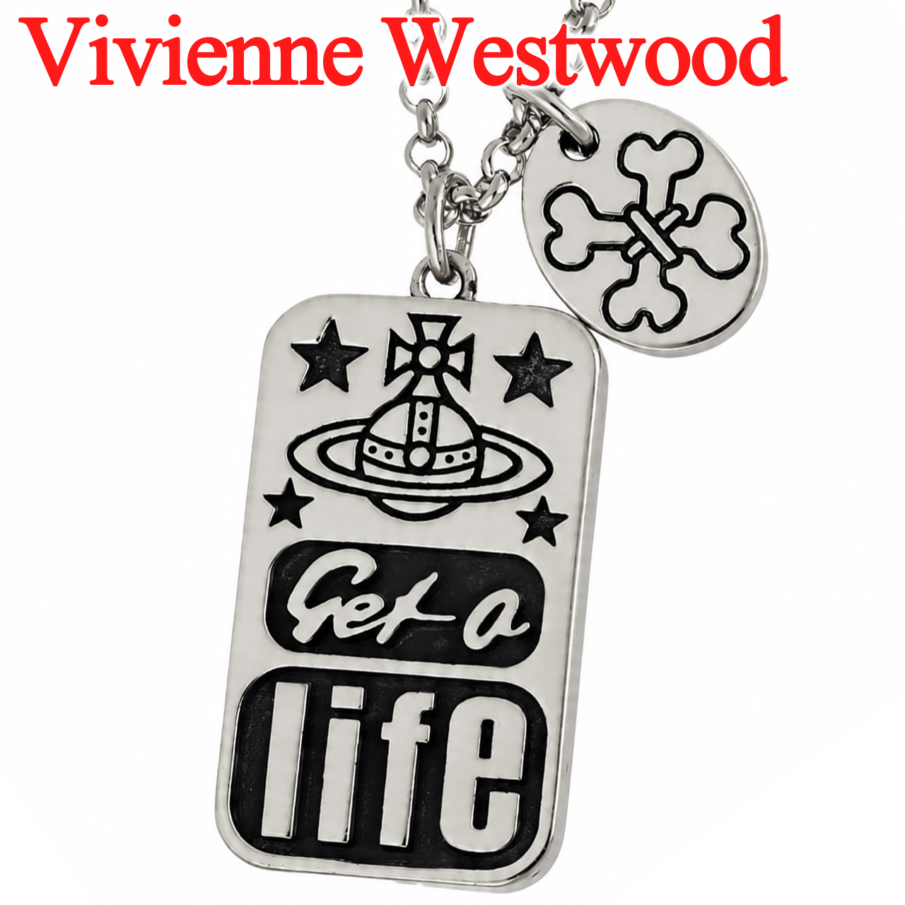 ヴィヴィアンウエストウッド ネックレス 男女兼用 男性 メンズ 女性 レディース Vivienne Westwood ランスロットペンダント（マン） 630203IY 選べる2色の画像