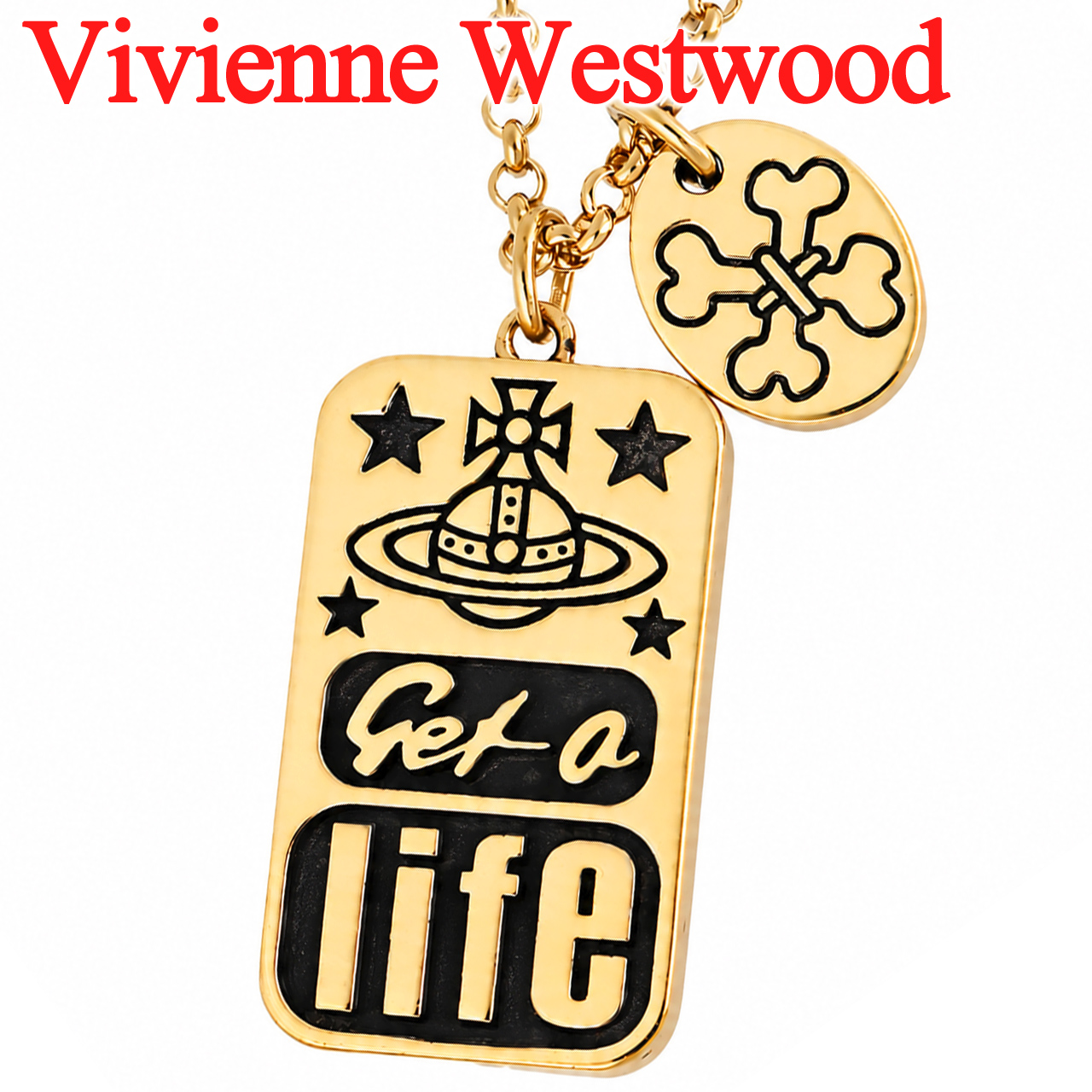 ヴィヴィアンウエストウッド ネックレス 男女兼用 男性 メンズ 女性 レディース Vivienne Westwood ランスロットペンダント（マン） 630203IY 選べる2色の画像