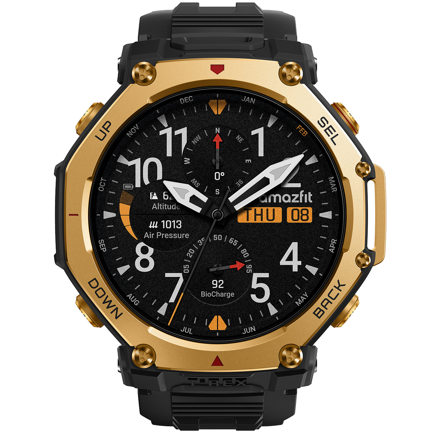GPSアウトドアウォッチ アマズフィット Amazfit T-Rex 3 Pro 48mm スマートウォッチ iPhone android対応 AI音声操作 LINE通話 音楽の画像