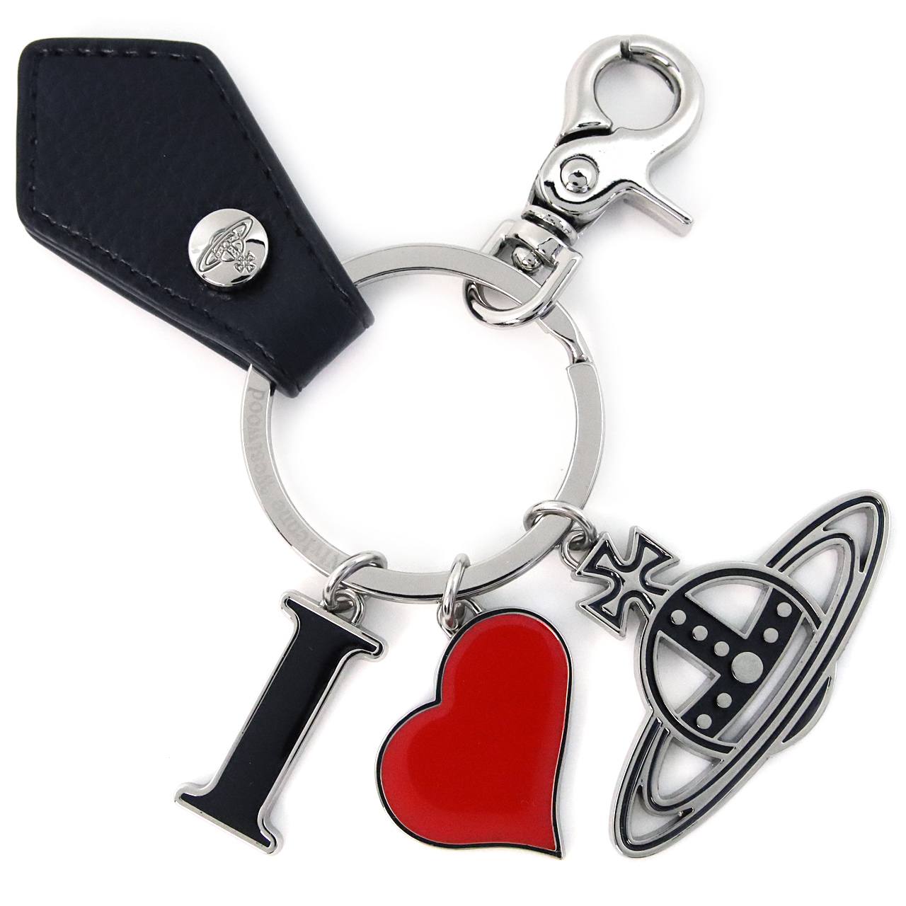 186005 Vivienne Westwood ヴィヴィアンウエストウッド キーホルダー オーブ I LOVE ORB ブラック レディース [0000000001076] Vivienne Westwood（ヴィヴィアンウエストウッド） キーホルダー I