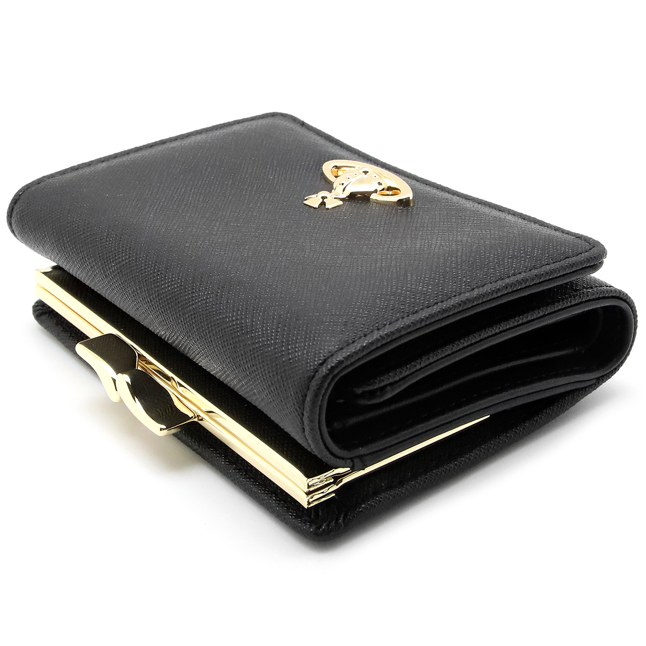 黒 レザー長財布 ヴィヴィアン がま口 Amazon | ヴィヴィアン ウエストウッド レディース がま口かぶせ長財布