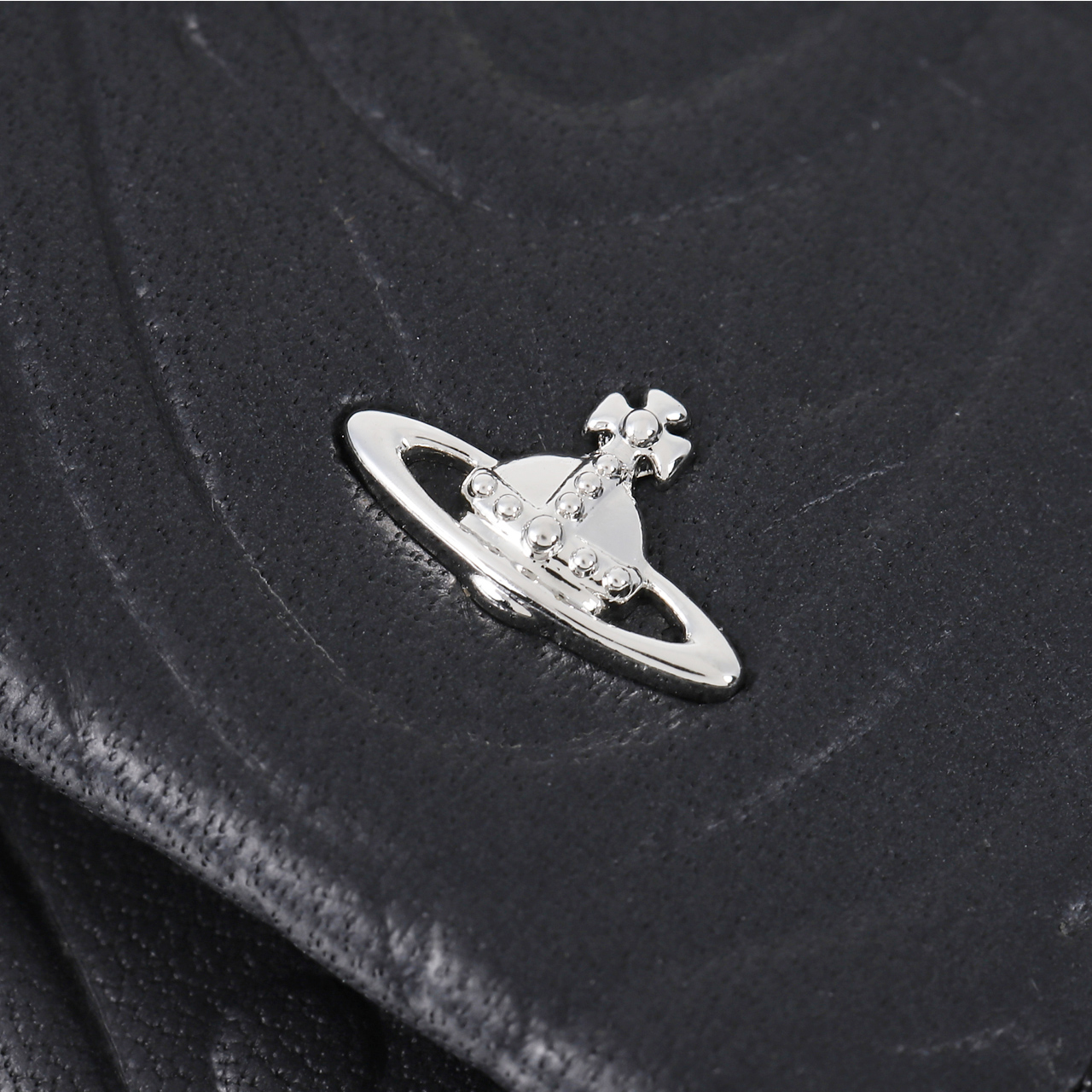 良品 2030 Vivienne Westwood ケース キーリング 黒 VIVIENNEWESTWOOD】オールブラックオーブキーホルダー (Vivienne
