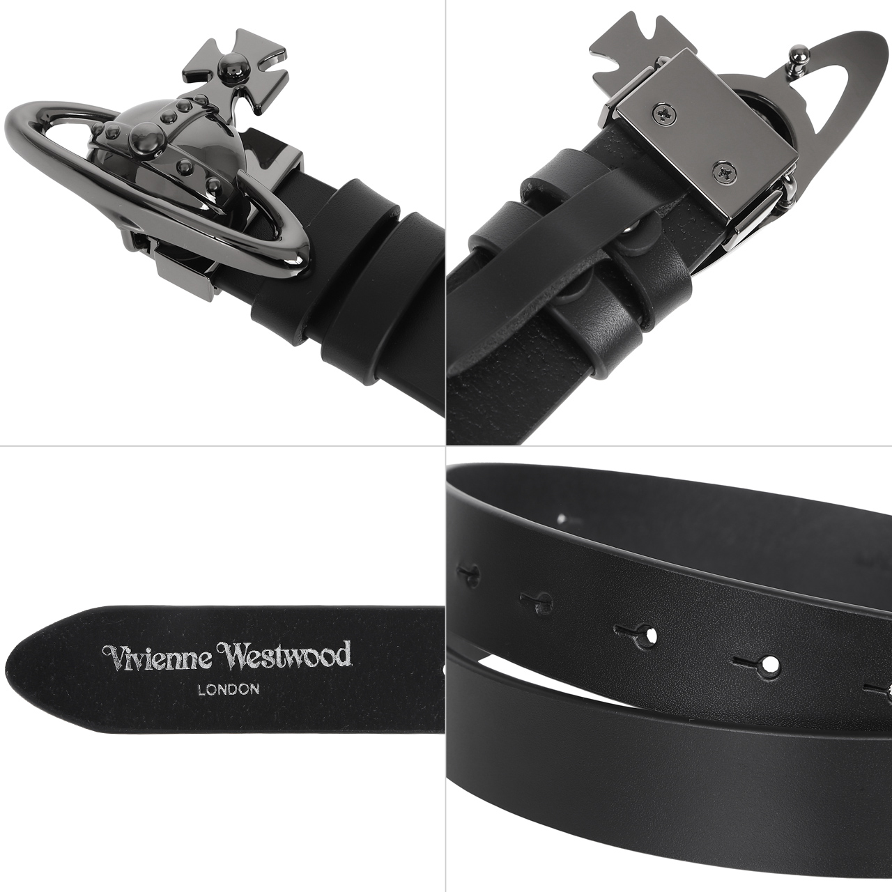 R*4様 未使用✨ヴィヴィアンウエストウッド　バックルベルト　馬蹄　黒　アーカイ Vivienne Westwood（ヴィヴィアンウエストウッド） ベルト オーブ
