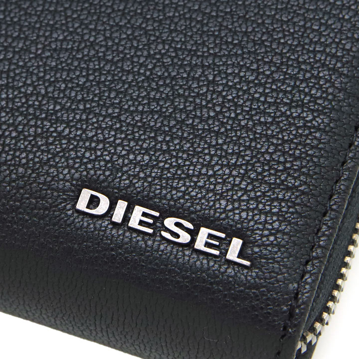 ディーゼル 財布 DIESEL 長財布 メンズ ブラック レザー X06626 P0396