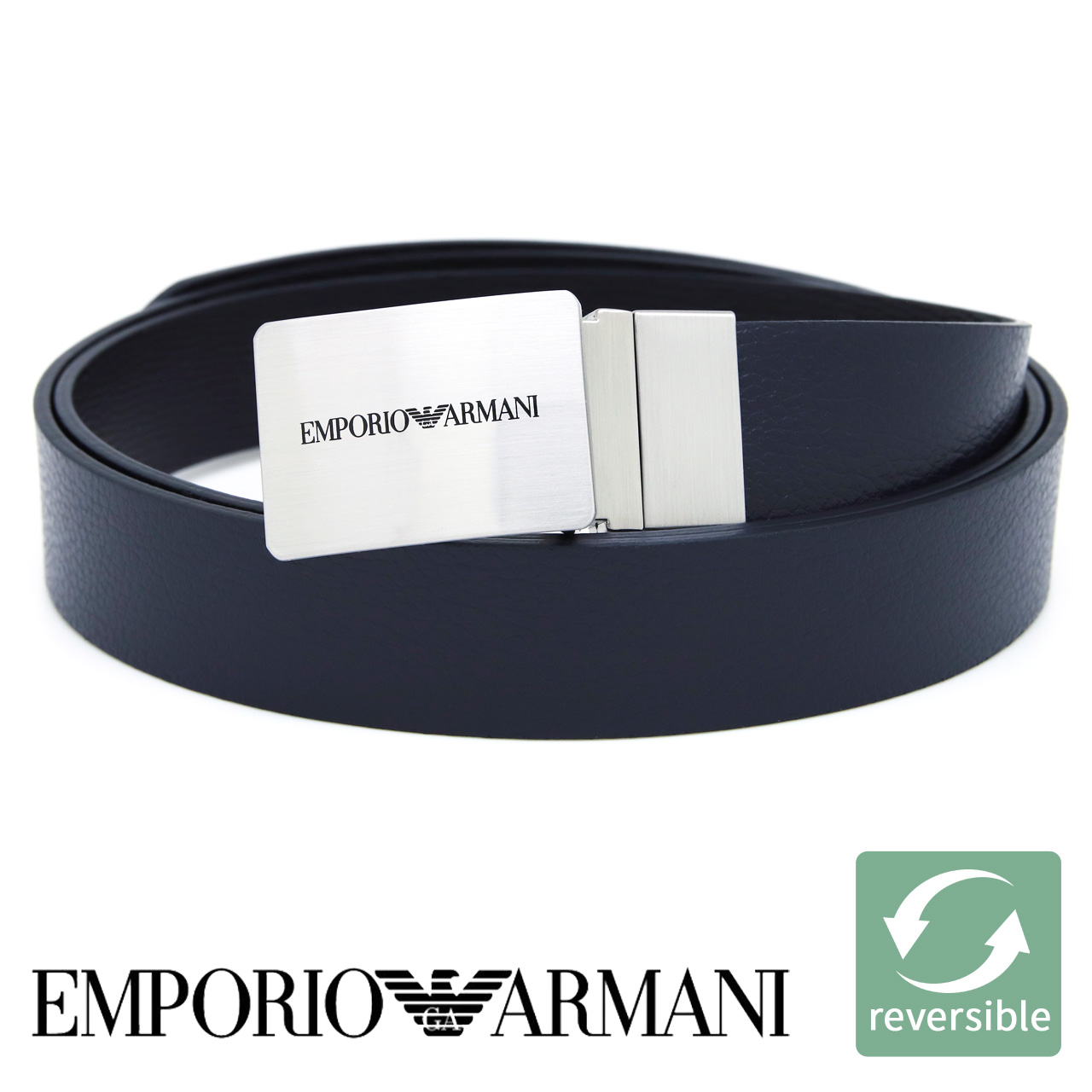 EMPORIO ARMANI エンポリオアルマーニ メンズベルト リバーシブル