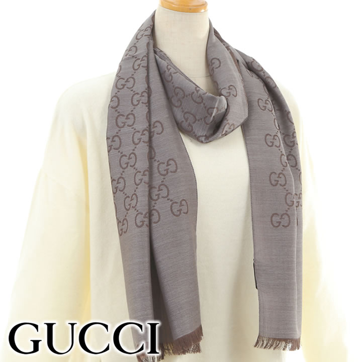 GG グッチ ストール GUCCI マフラー GG柄 ユニセックス 男女兼用