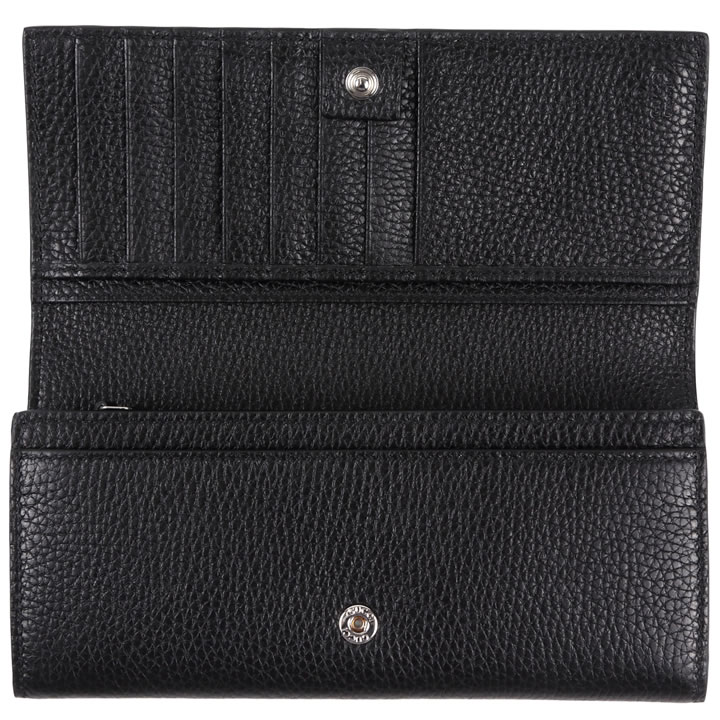 GG グッチ 財布 長財布 フラップ ドリアン メンズ ブラック 481727