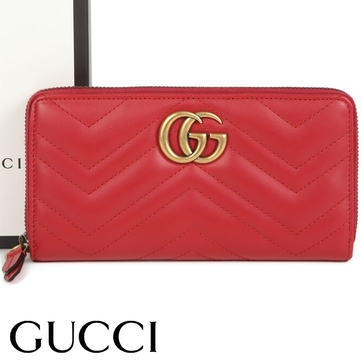 Gucci 長財布 GG (新品）グッチ GUCCI ラウンドファスナー長財布 GGスプリーム