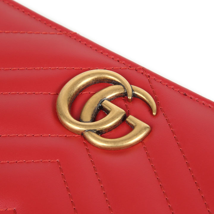 GUCCI（グッチ） 財布 長財布 ラウンドファスナー GGマーモント