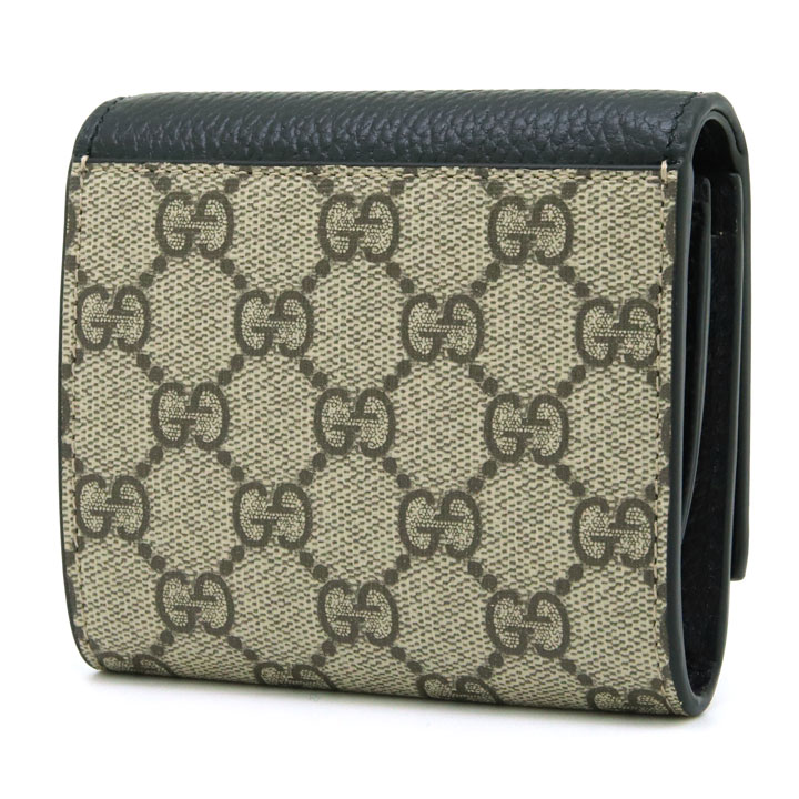 24AW new/GUCCI プチマーモントキャンバスウォレット Wallet GUCCI グッチ 財布 二つ折り財布 スモールウォレット キャンバス