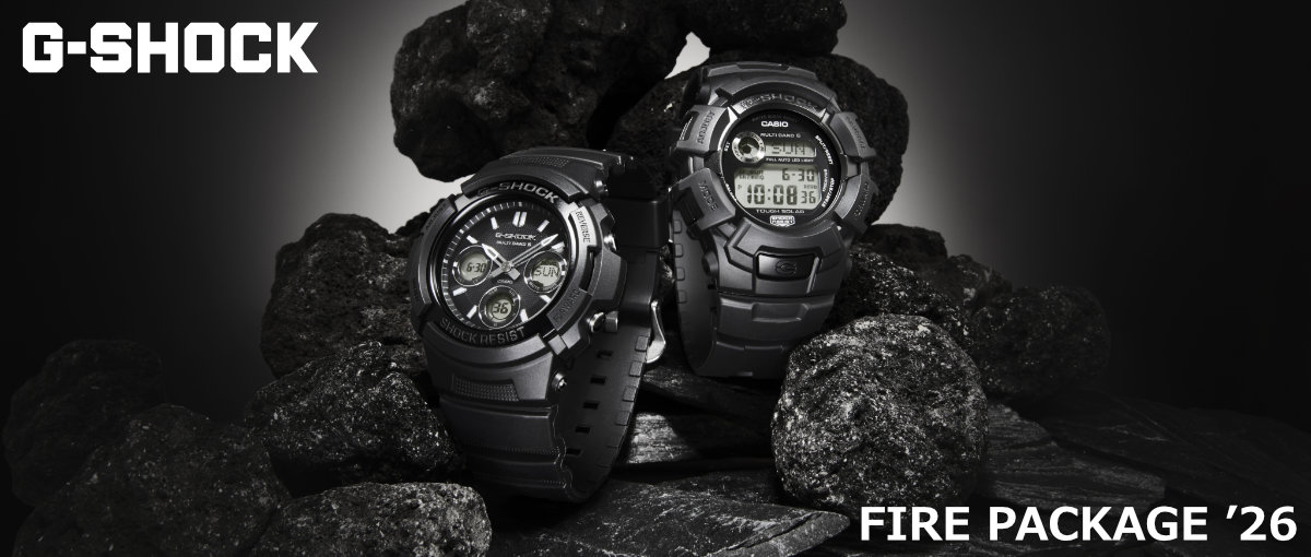 G-SHOCK Gショック 電波 ソーラー 限定 ファイアーパッケージ 2026年