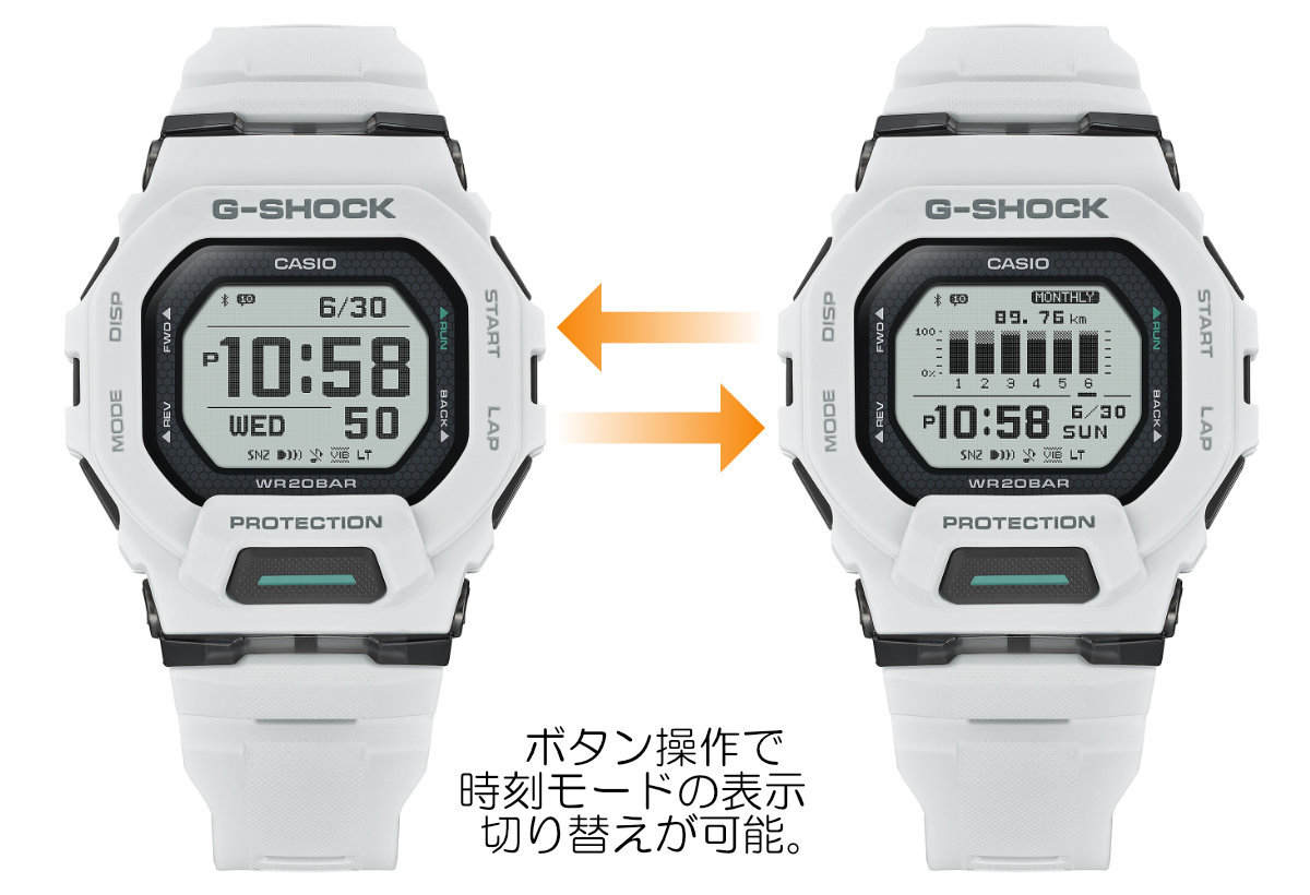 ORIGIN(G-SHOCK) G-SHOCK Gショック GBD-200-7JF ホワイト CASIO G