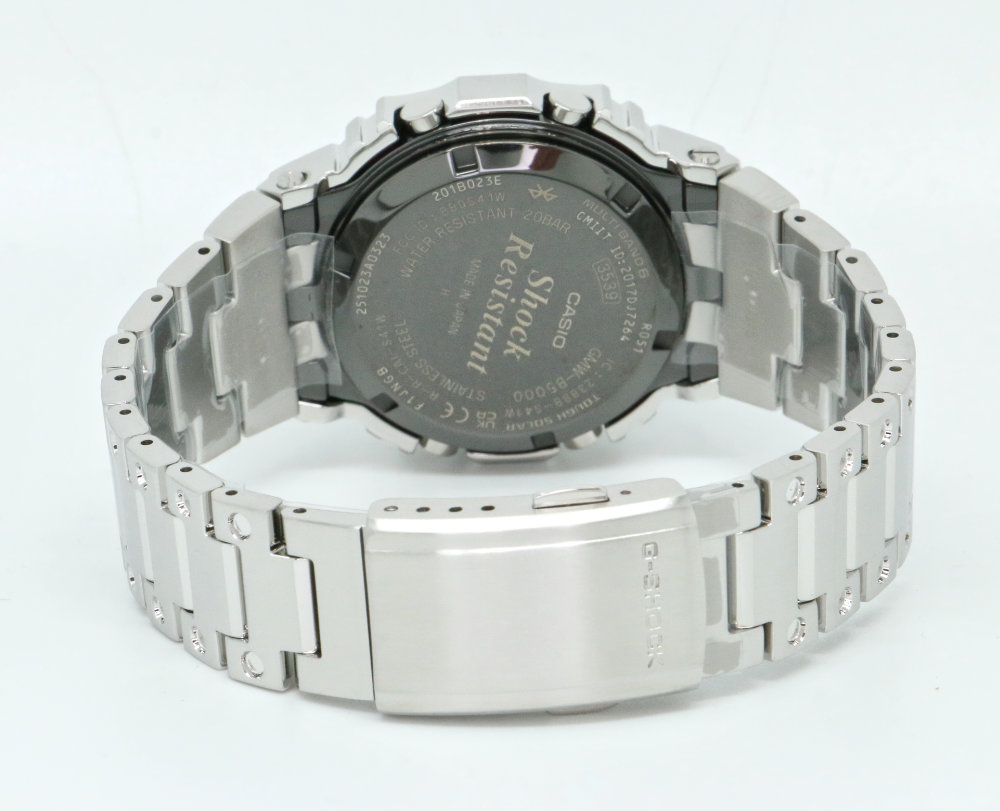 【美品】G-SHOCK 電波ソーラー GMW-B5000D-1JF シルバー G-SHOCK フルメタル シルバー GMW-B5000D-1JF メンズ 腕時計