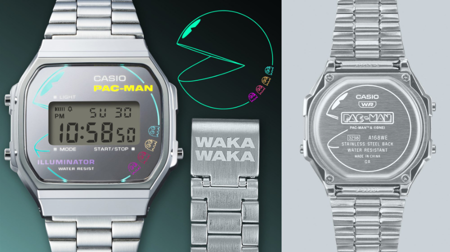 Classic Line カシオ クラシック パックマン コラボ A168WEPC