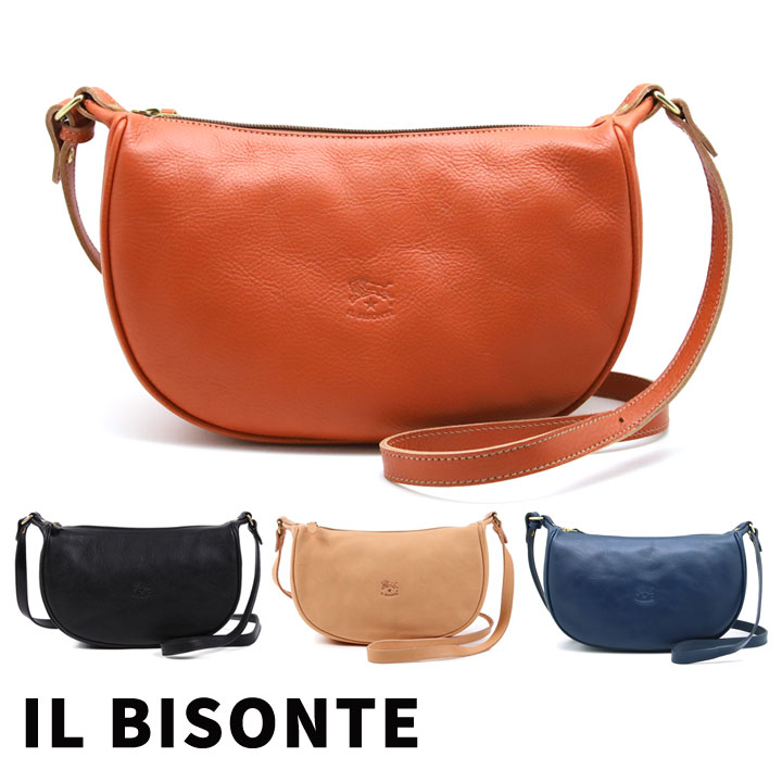 IL BISONTE イルビゾンテ バッグ ショルダーバッグ 本革 キャメル  