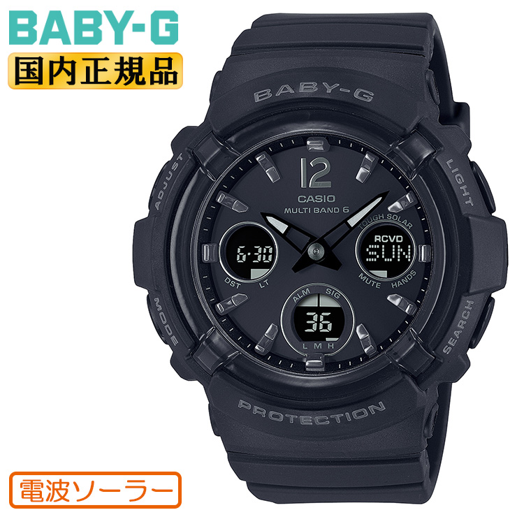 BABY-G カシオ ベビーG 電波 ソーラー ブラック BGA-2800-1AJF