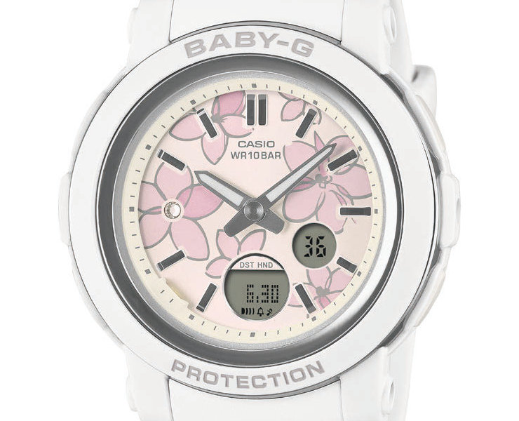 BABY-G CASIO カシオ ベビーG 花柄フェイス BGA-290FL-7AJF ホワイト