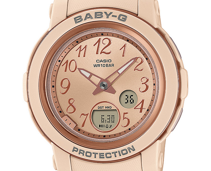 CASIO Baby-G レッド カラフル数字 BABY-G | CASIO