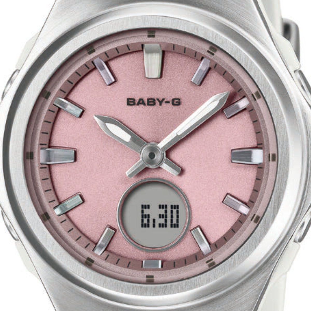 BABY-G CASIO ベビーG 電波ソーラー BGA-3000-7AJF ホワイト＆ピンク